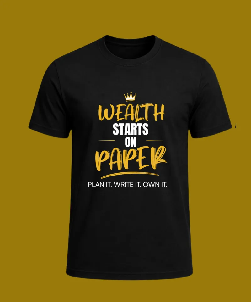 Money Heroes Classic Hero T-Shirt — Wealth Starts on Paper