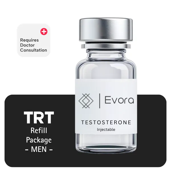 TRT Men's Refill Only Package 60 days (Cypionate 200mg/mL 10mL + Anastrozole 24×1mg)