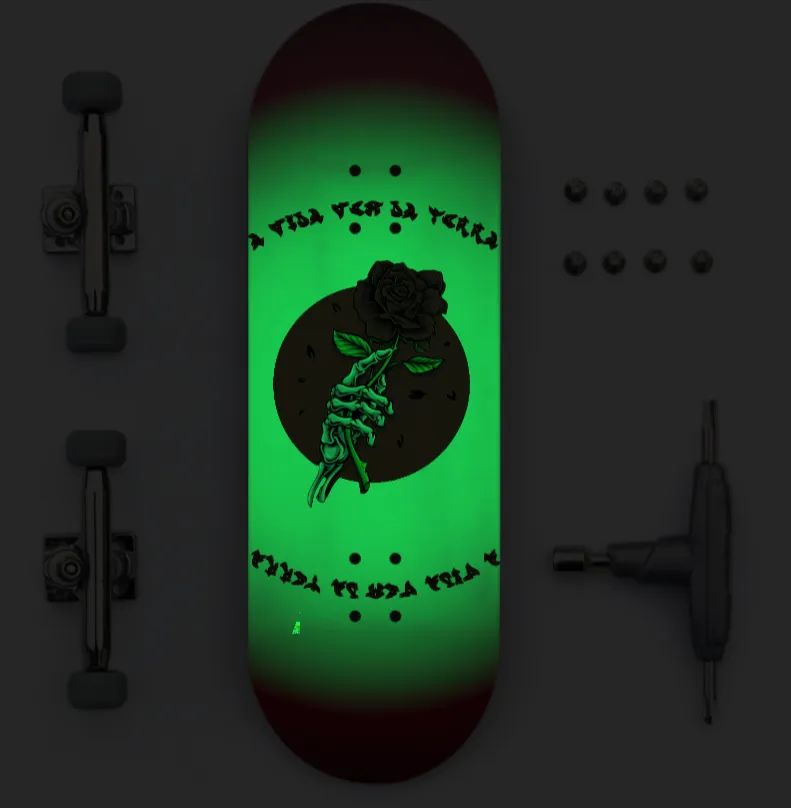 Glow in the Dark A Vida Vem Da Terra Fingerboard