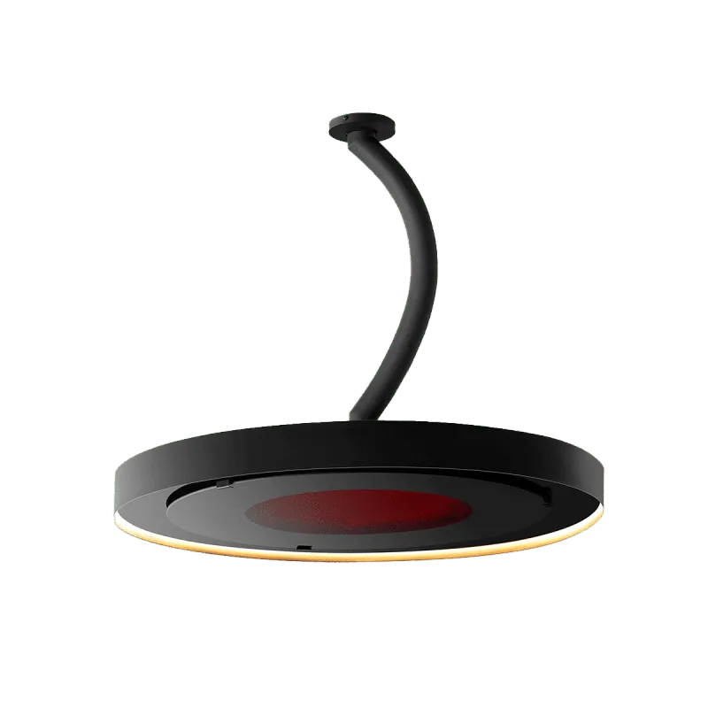 Eclipse Electric 24 Inch Curved Ceiling Pole