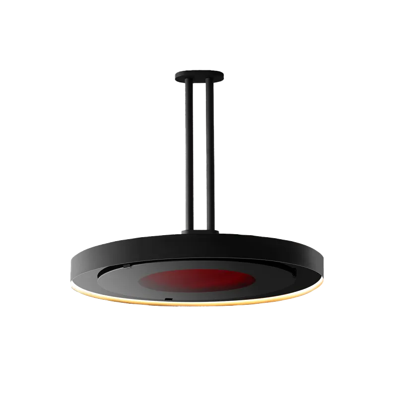 Eclipse Electric 24 Inch Twin Straight Ceiling Pole