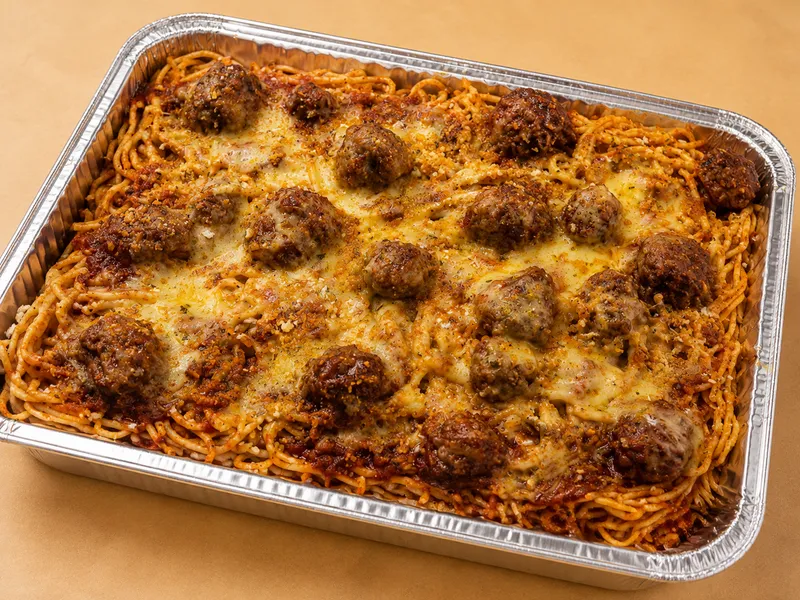 Baked Spaghetti with Meatballs