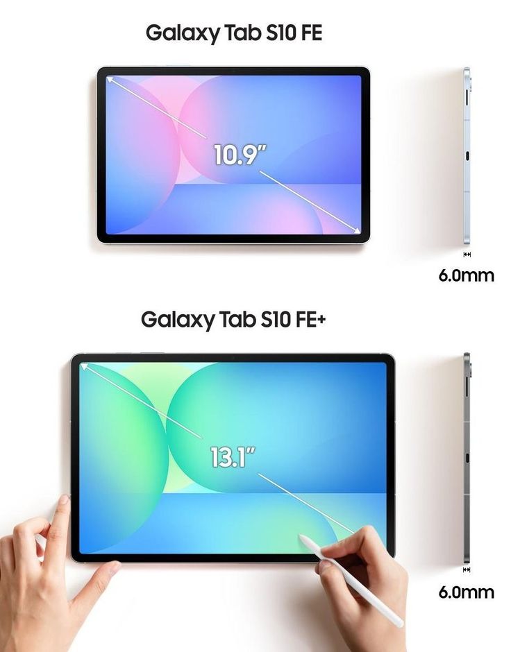 Samsung - Galaxy Tab S10 FE+ - 13.1"  with S-Pen - Gray