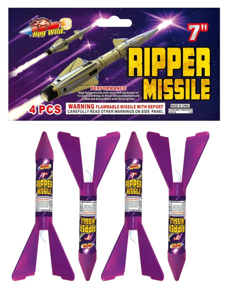 7″ Ripper Missile 4pc