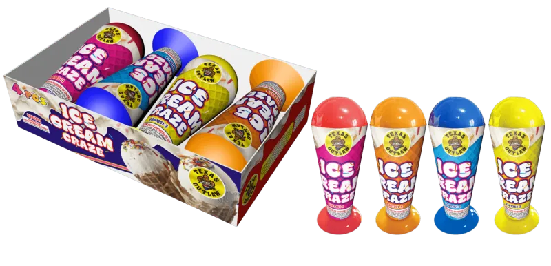 Ice Cream Craze, 4 per pack