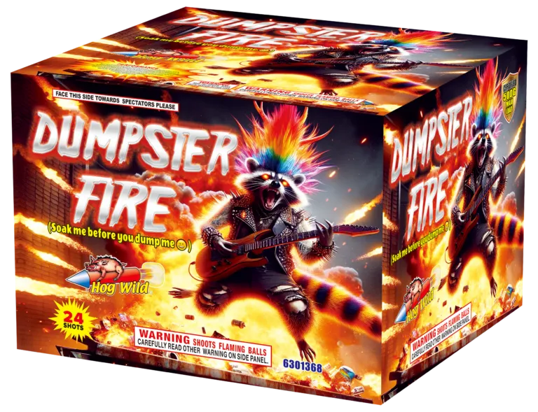 Dumpster Fire   24 shot