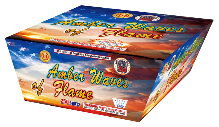 Amber Waves of Flames 250 shot                             