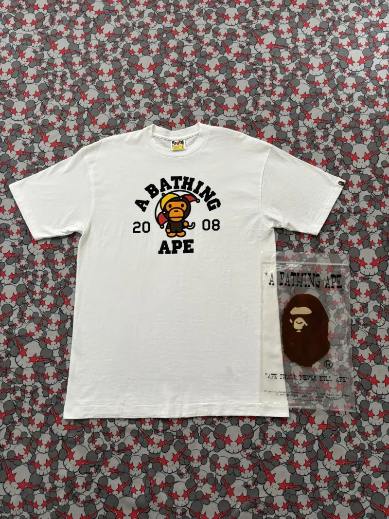 (SZ OG L) 08' Bape Baby Milo "June" Calendar Tee