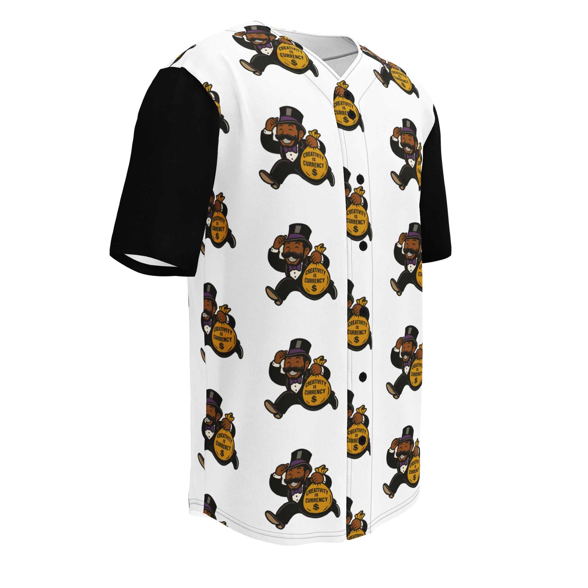 Creativity is Currency Baseball Jersey