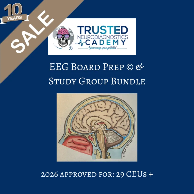 10 Yr Anniversary EEG Board Prep & Study Group Bundle