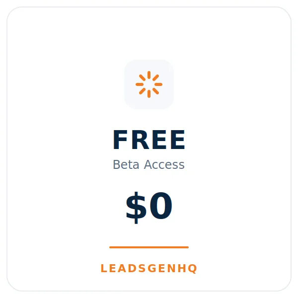 LeadsGenHQ Provider Access — Free (Beta)