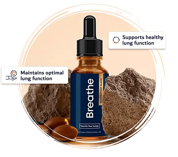 Breathe supplement bottle