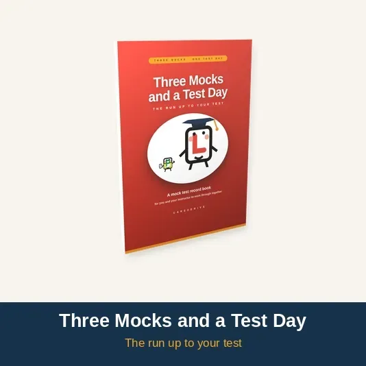 Three Mocks And A Test Day - A4