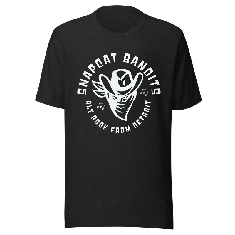 Snapcat Bandits - Unisex Black Tee Shirt
