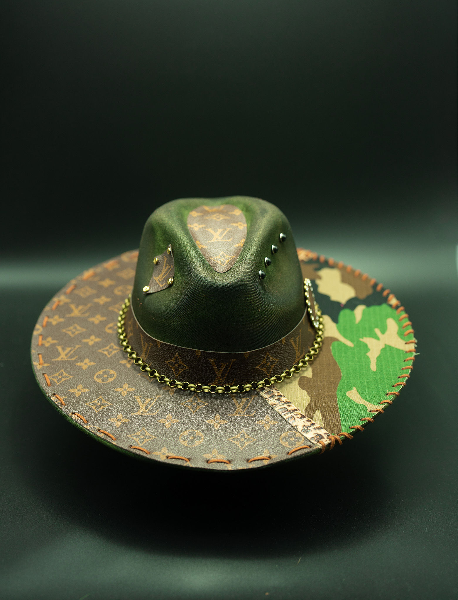 The Camo King — handmade custom fedora by Swaghatz