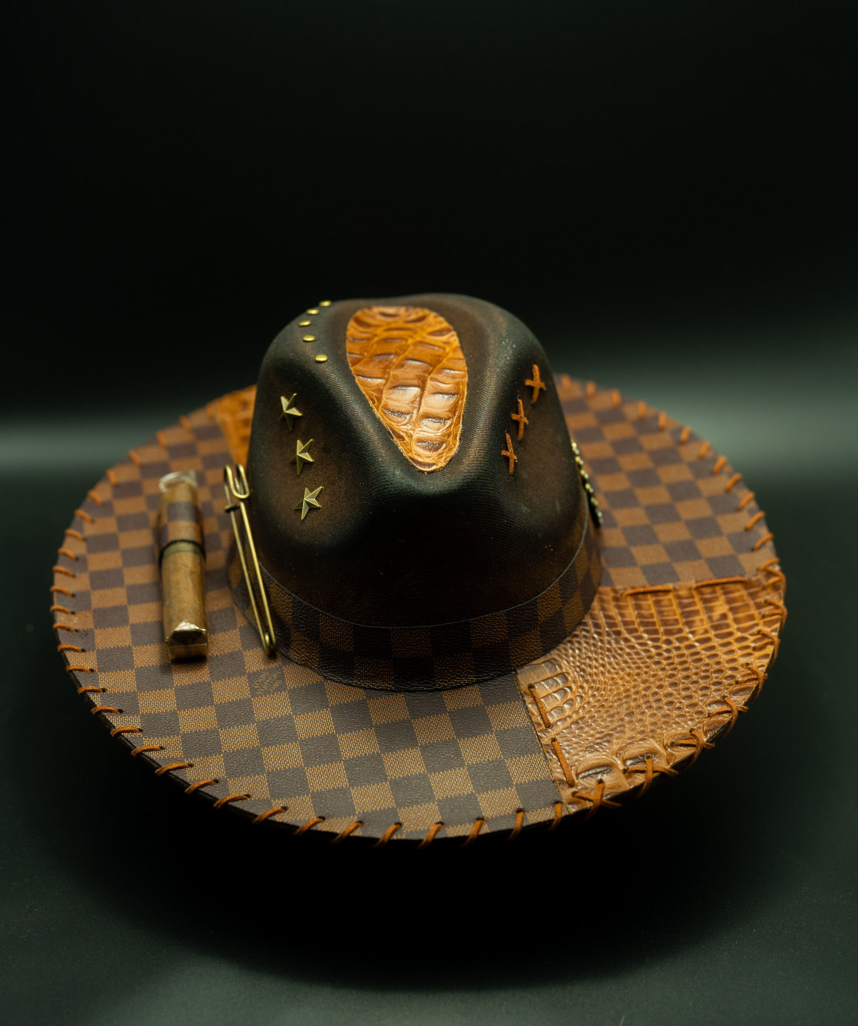 The Gator — handmade custom fedora by Swaghatz