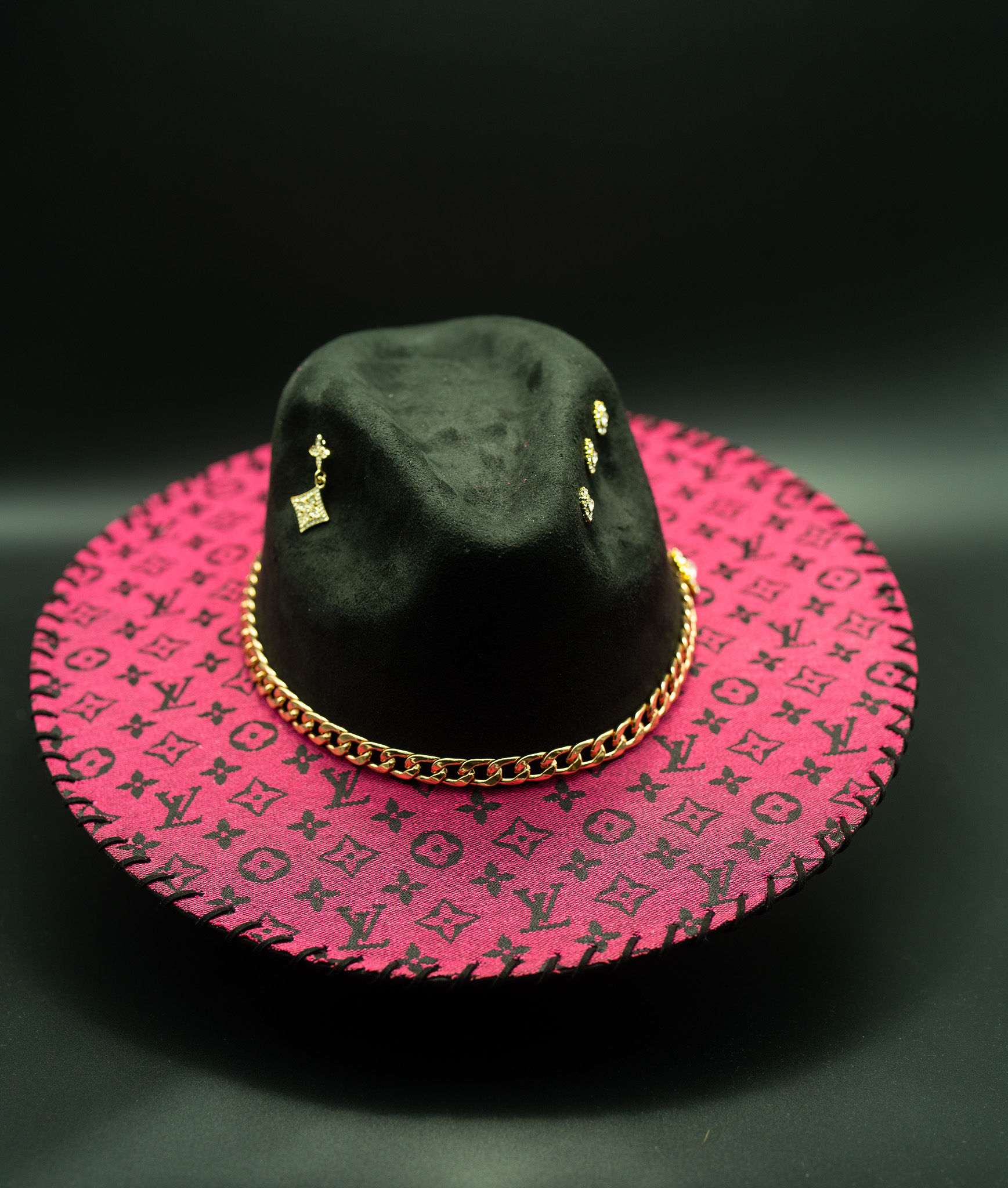 Midnight Pink — handmade custom fedora by Swaghatz