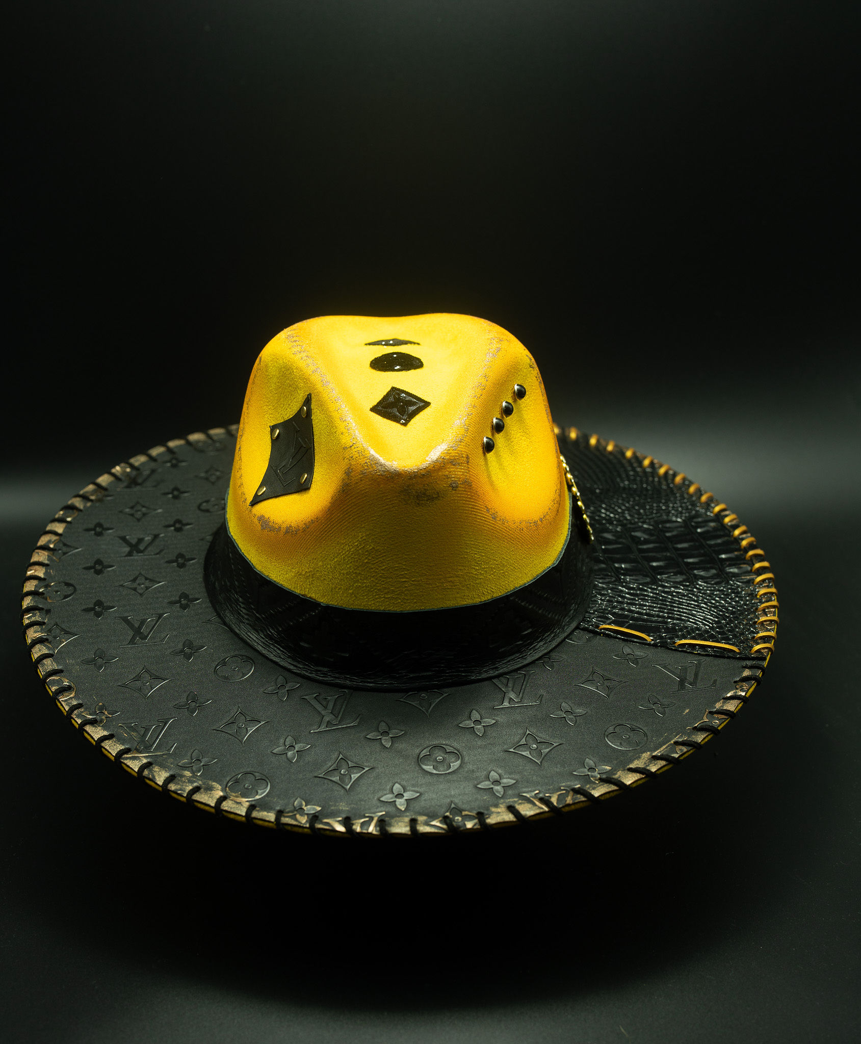 Golden Empire — handmade custom fedora by Swaghatz