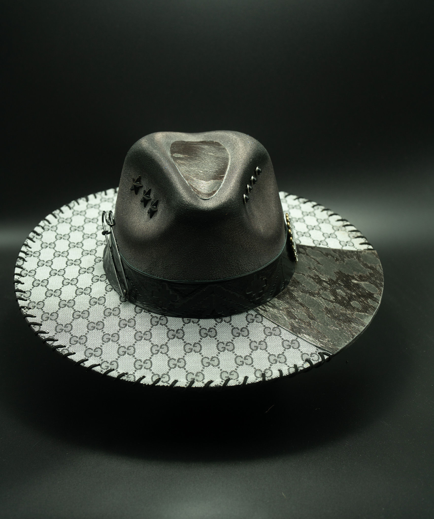 Black Ice — handmade custom fedora by Swaghatz
