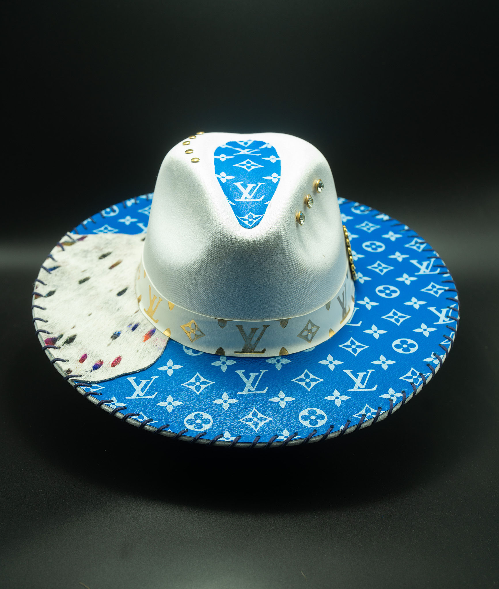 Blue Passion — handmade custom fedora by Swaghatz