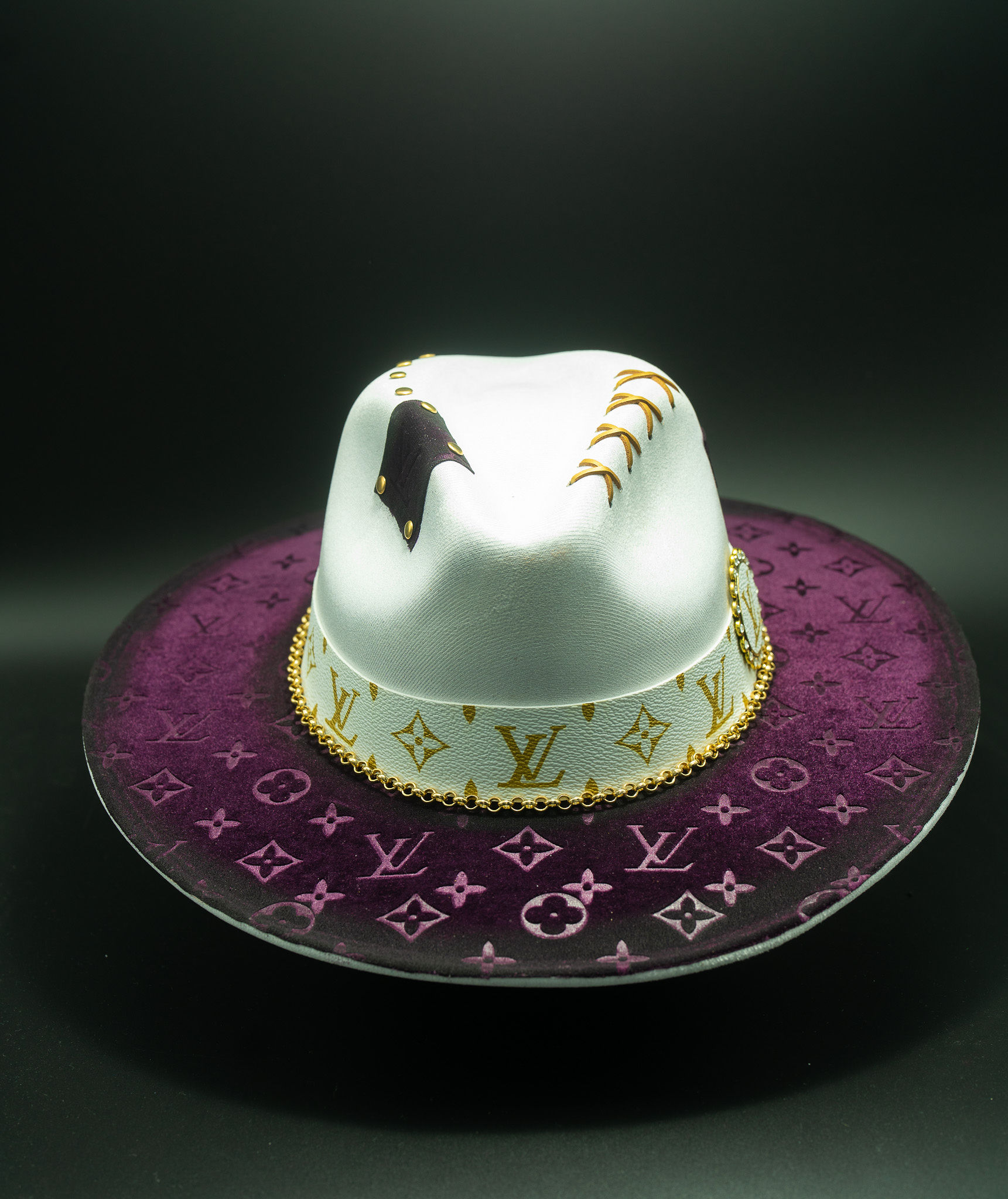 Smooth Purple Velvet — handmade custom fedora by Swaghatz