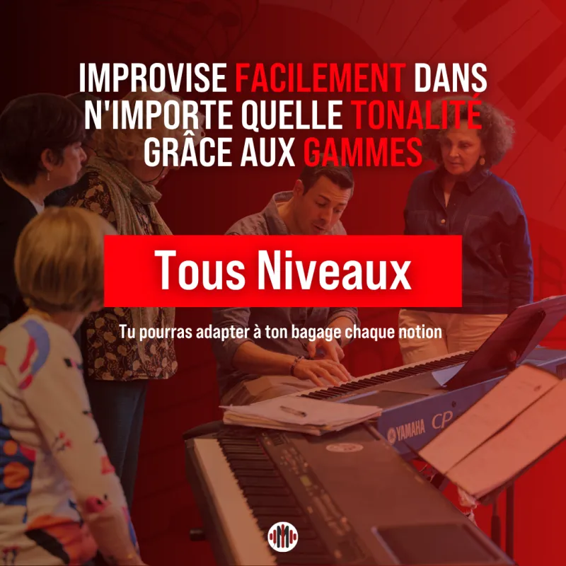 Stage d'impro tous niveaux - Gammes et improvisation