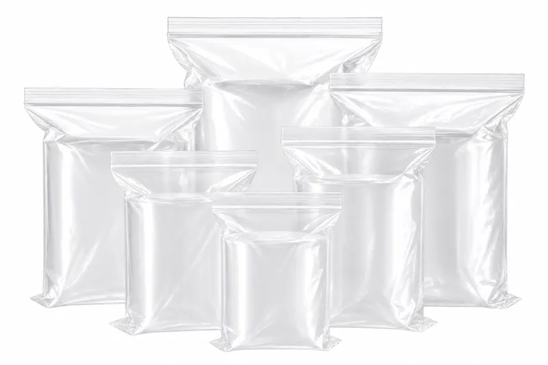 Clear Ziplock Bags — Carton of 1,000