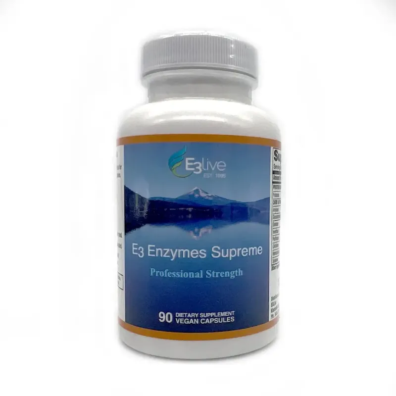 E3 Digestive Enzymes Supreme (90 vegan caps- 460 mg)