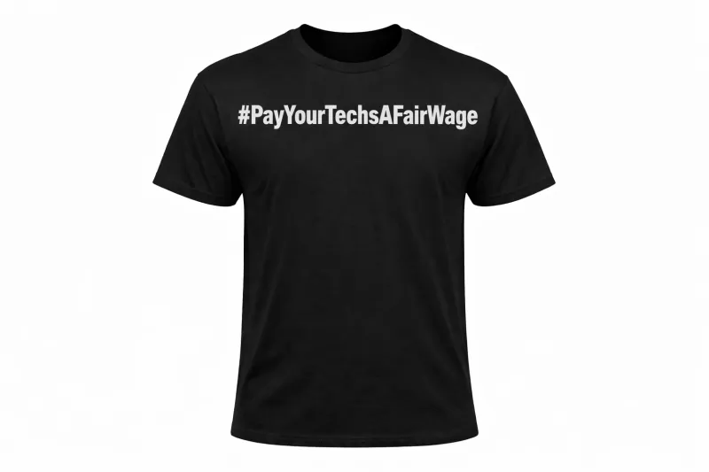 Pay Your Techs A Fair Wage T-Shirt