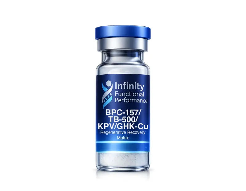 Recovery Peptide Blend: BPC-157/TB500/KPV/GHK-Cu Injection (10ml)