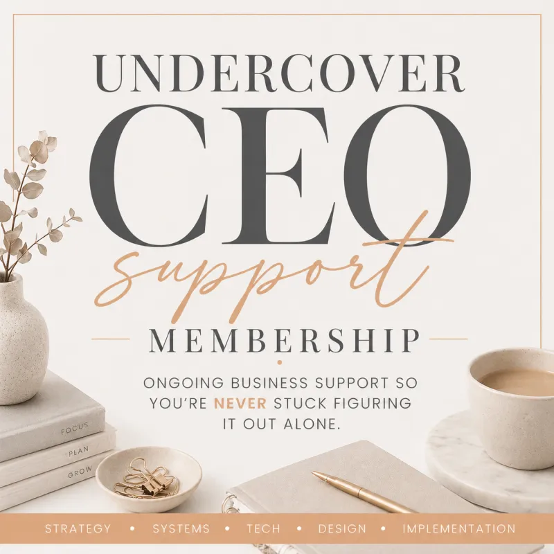 Undercover CEO Support Membership
