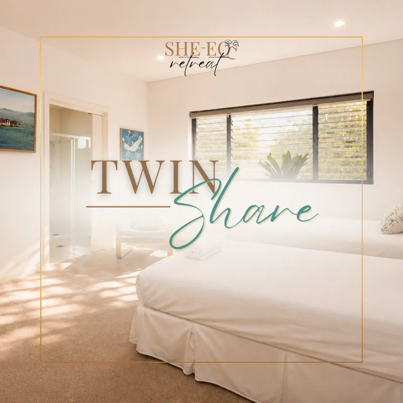 Twin Share Room - SHE-EO Retreat