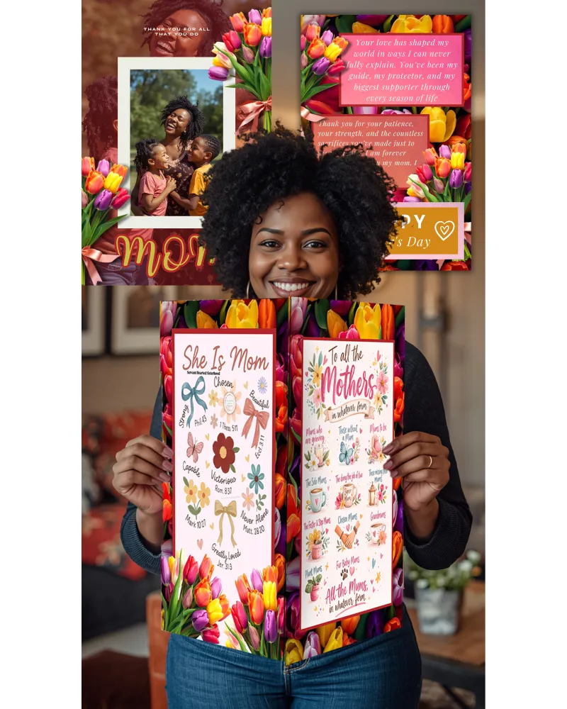 Mother Tulip Day - Jumbo Card