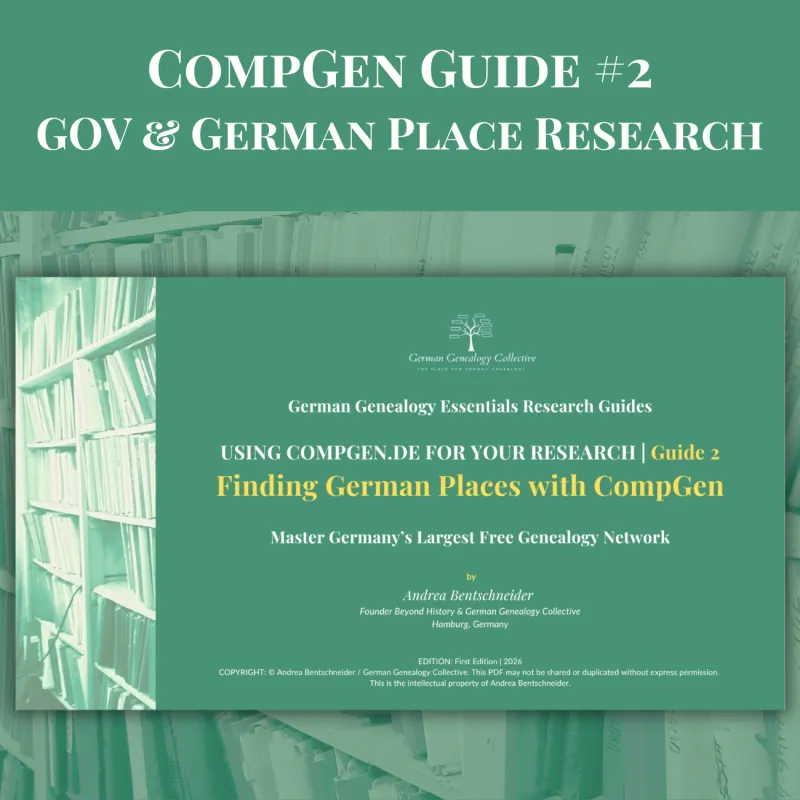 CompGen Guide #2: GOV & German Place Research