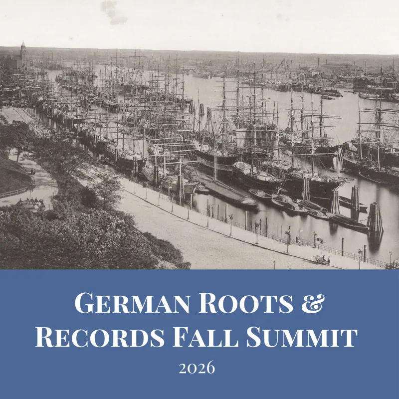 German Roots & Records Fall Summit 2026