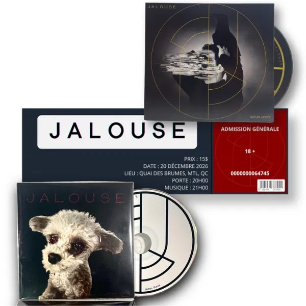 Billets pour Jalouse au Quai Des Brumes, Mtl, 20-12-2026 + NM +BG
