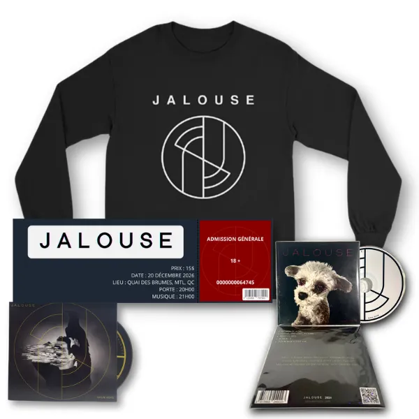 Billets pour Jalouse au Quai Des Brumes, Mtl, 20-12-2026 + NM + T-Shirt + BG