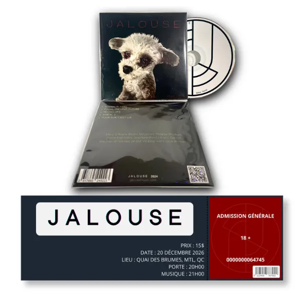 Billets pour Jalouse au Quai Des Brumes, Mtl, 20-12-2026 + Bichon Glacial