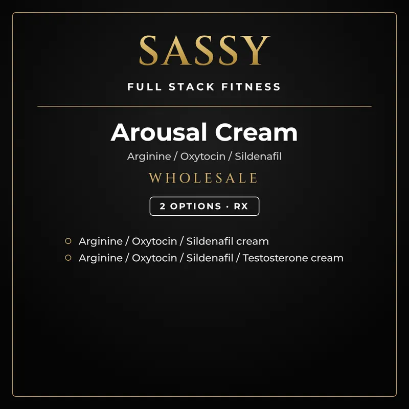 WHOLESALE – Arousal Cream (Arginine / Oxytocin / Sildenafil)