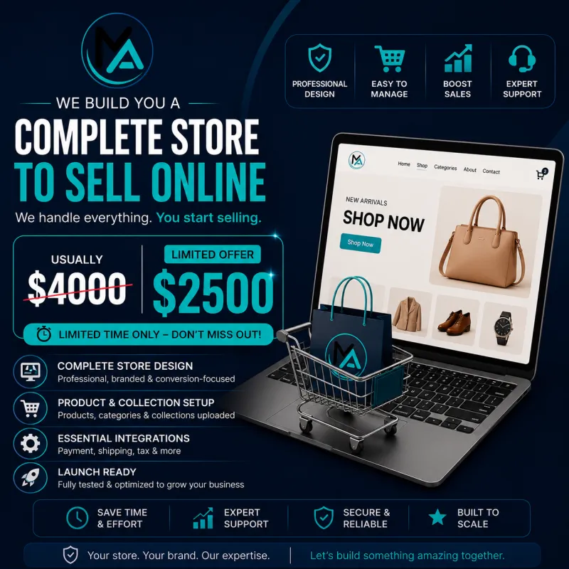 E-commerce creation fee