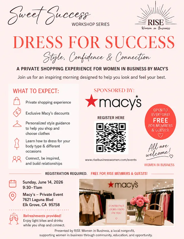 SOLD OUT: Dress for Success Workshop - Private Shopping at Macy's