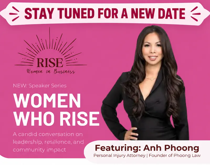 Women Who RISE featuring Anh Phoong - Rescheduled