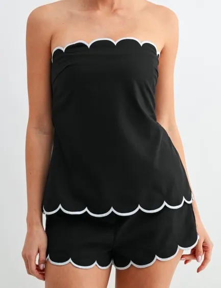 Black Scallop Set