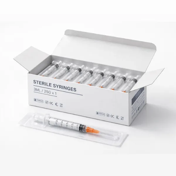 Box of 100 syringes