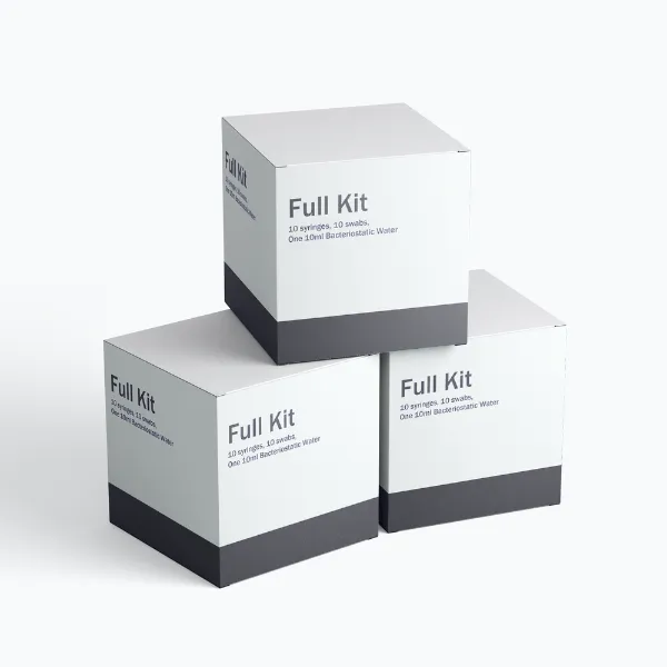 Full Kit (10 syringes, 10 swabs, One 10ml Bacteriostatic Water)