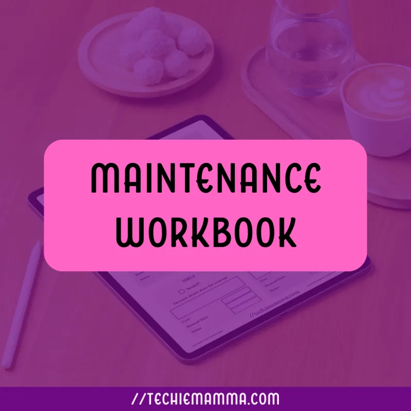Maintenance Workbook