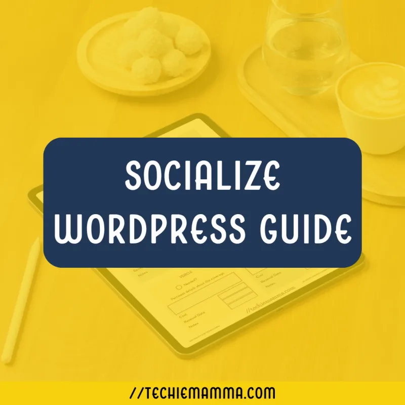 Socialize WordPress Guide