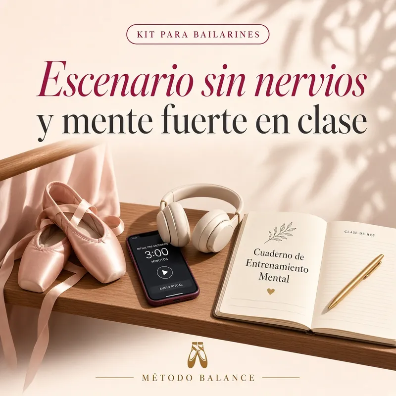Kit para Bailarines: Escenario sin nervios y mente fuerte en clase