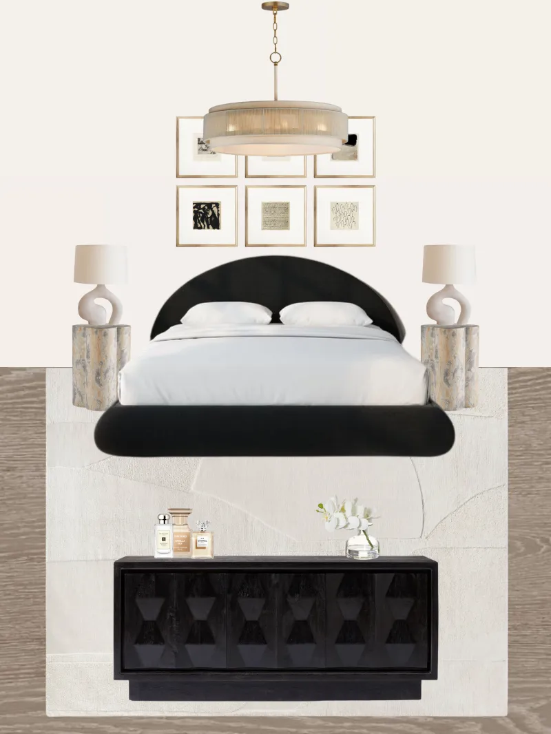 Black & Stone Bedroom