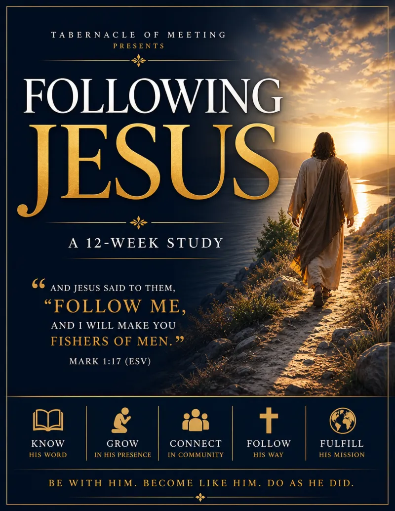 Discipleship: Following Jesus -12 Week Bible Study 